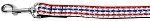 Stars in Stripes Nylon Dog Leash 5/8 inch wide 4ft Long