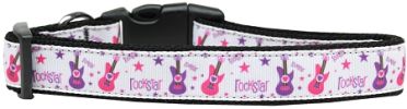 RockStar Nylon Dog Collar SM