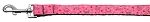 Cupcakes Nylon Ribbon Leash Bright Pink 1 inch wide 6ft Long