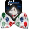 Hot Air Balloons Pet Bow Tie Collar Accessory with Velcro