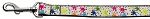 Splatter Paint Nylon Dog Leash 5/8 inch wide 4ft Long