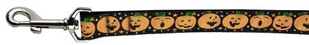 Pumpkins Nylon Dog Leash 5/8 inch wide 4ft Long