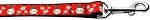 Snowmen Nylon Dog Leash 3/8 inch wide 6ft Long