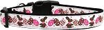 Chocolate Bunnies Nylon Dog Collar SM