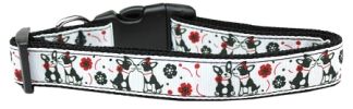 French Love Nylon Dog Collar XL