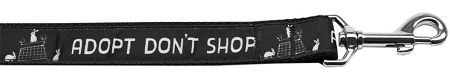 Adopt Don't Shop Nylon Dog Leash 5/8 inch wide 6ft Long