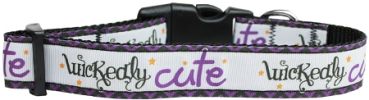 Wickedly Cute Nylon Dog Collar XL