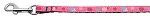 Lollipops Nylon Ribbon Leash Bright Pink 3/8 wide 6ft Long