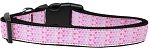 Many Mini Hearts Nylon Dog Collar Medium Narrow