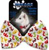 Cowboys Pet Bow Tie Collar Accessory with Velcro