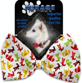 Cowboys Pet Bow Tie Collar Accessory with Velcro