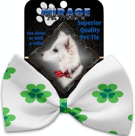 Lucky Charms Pet Bow Tie Collar Accessory with Velcro