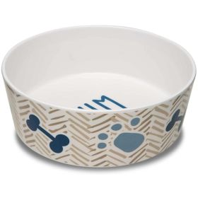 Loving Pets Dolce Moderno Bowl Yum Chevron Design (Option: Small  1 count)