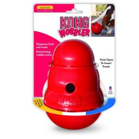 Kong Wobbler Dog Toy Treat Dispenser (Option: Small (Dogs under 25 lbs))