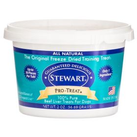 Stewart Pro (Option: Treat 100% Pure Beef Liver for Dogs  2 oz)