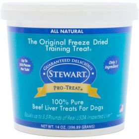 Stewart Pro (Option: Treat 100% Pure Beef Liver for Dogs  14 oz)