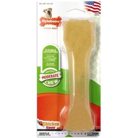 Nylabone Flexi Chew Dog Bone (Option: Chicken Flavor  Souper (1 Pack))