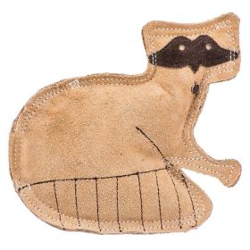 Spot Dura (Option: Fused Leather Raccoon Dog Toy  8" Long x 7" High)