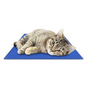 Chilz Gel Mat (Color: Blue, size: large)