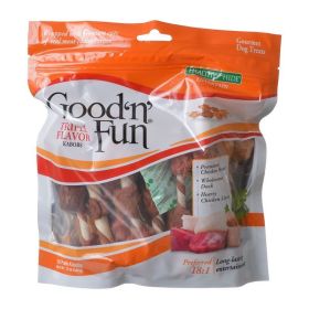 Healthy Hide Good 'n' Fun Triple (Option: Flavor Kabobs  Chicken Breast, Duck & Chicken Liver  18 Pack)