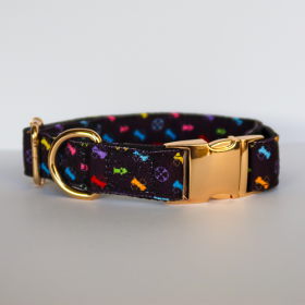 Bonejour - Standard Collar (Color: Black Multi, size: Standard)