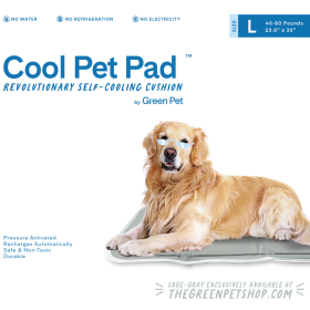 Cool Pet Pad (Color: Sage Gray, size: large)